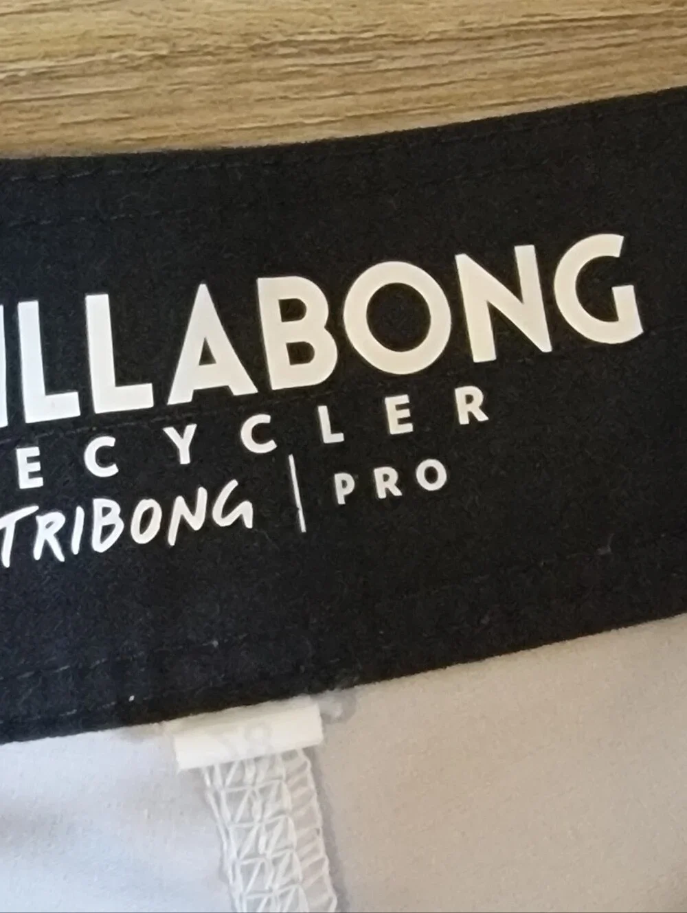 Billabong Men's Aqua Panel Boardshorts with Black Pattern Waist